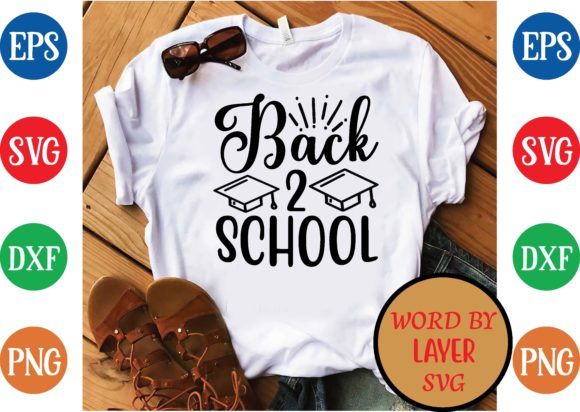 Back 2 School Svg Design Graphics