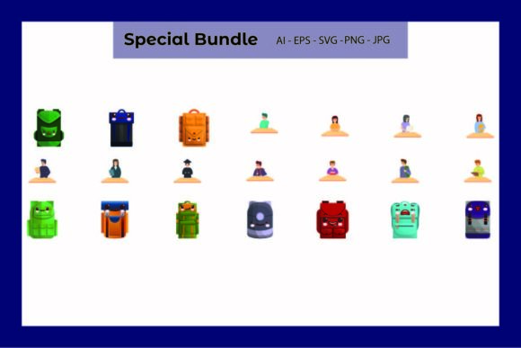 Back School Bag and Class Activity Bundle