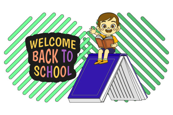 Back School Child Arts: Graphics and Icons for Local Branding