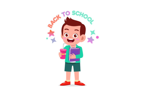 Back School Child Graphics & Icons