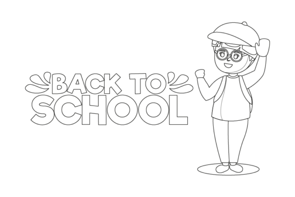 Back School Children Design