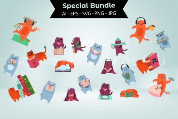 Back to School Cat and Book Bundle
