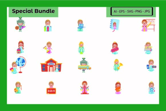 Back to School Princess King Bundle