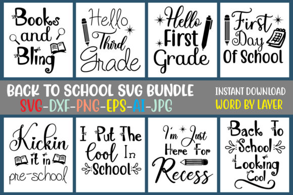 Back to School SVG Bundle Vol 1