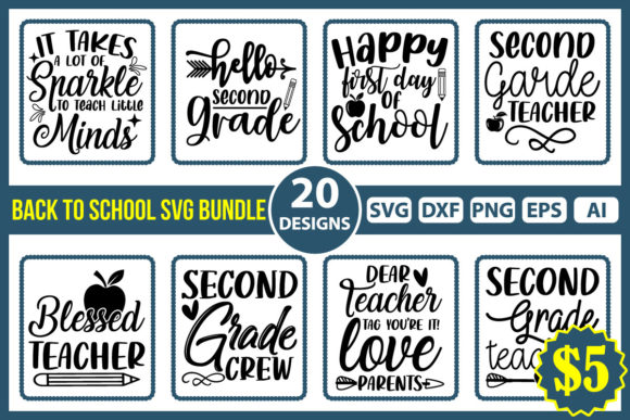 Back to School SVG Bundle Vol 2