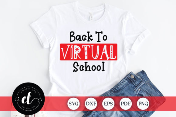 Back to Virtual School - SVG Cut File
