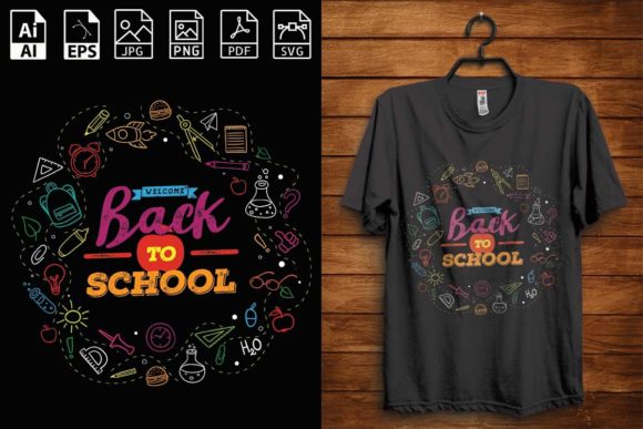 Best School T-shirt Design 10: Graphics & T-Shirt Designs
