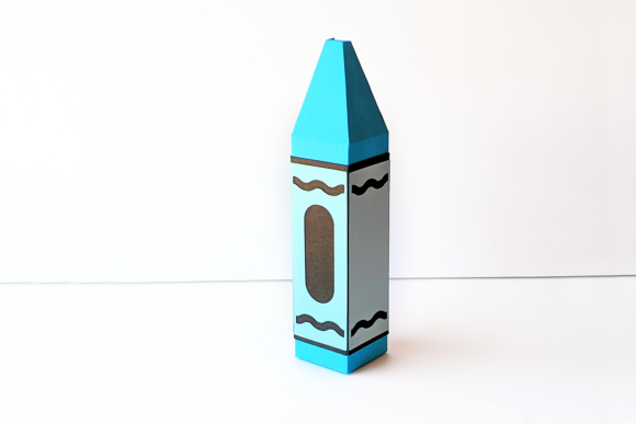 Crayon Gift Box SVG for 3D Gift Boxes