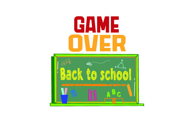 GAME over - BACK to SCHOOL Crafts