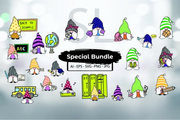 Gnomes Back to School Part 1 Bundles