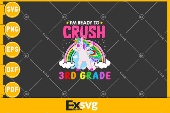 I m Ready to Crush 3rd Grade T-shirt Graphics