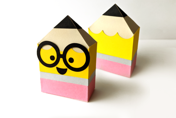 Pencil Gift Box 3D SVG Gift Boxes