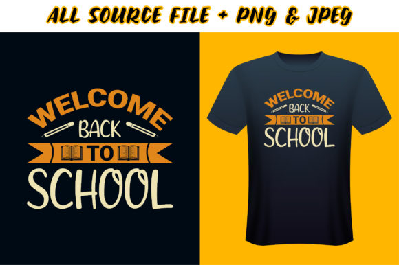 School T-shirt Design - Welcome Back