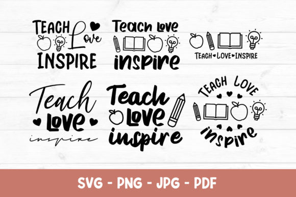 Teach Love Inspire 1 Graphics for Crafts