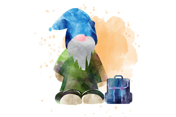 Watercolor Back to School Gnome Crafts