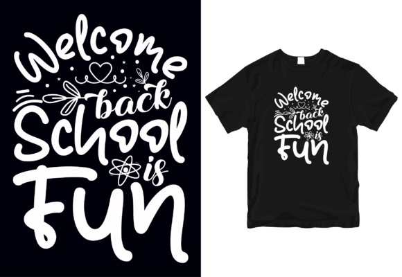 Welcome Back School is Fun Graphics