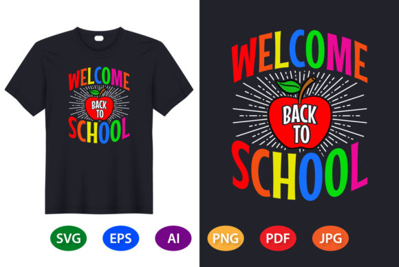 Welcome Back School T-Shirt Design